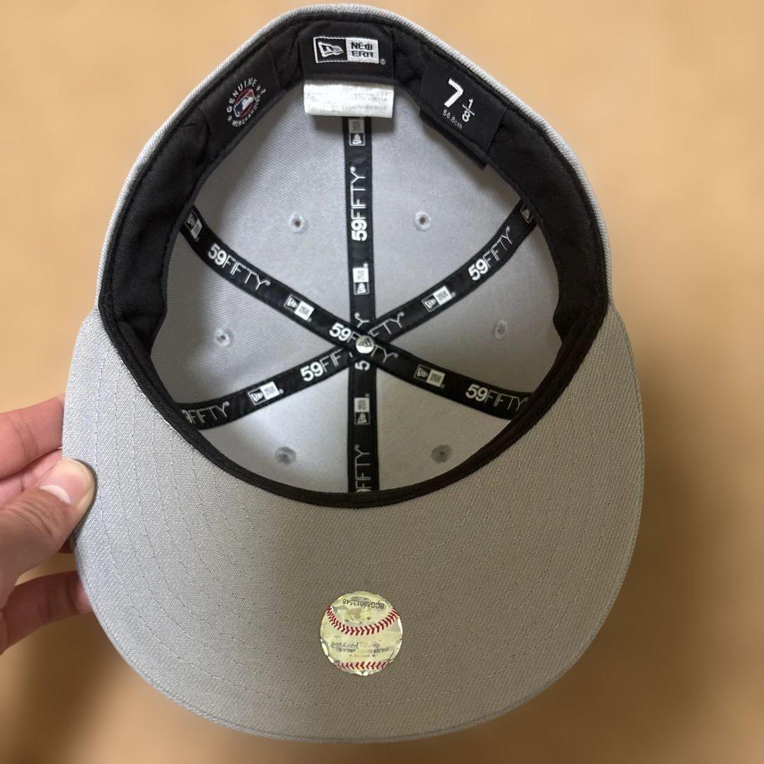 NEW ERA 59FIFTY LAキャップ 7 1/8 グレー - メルカリ