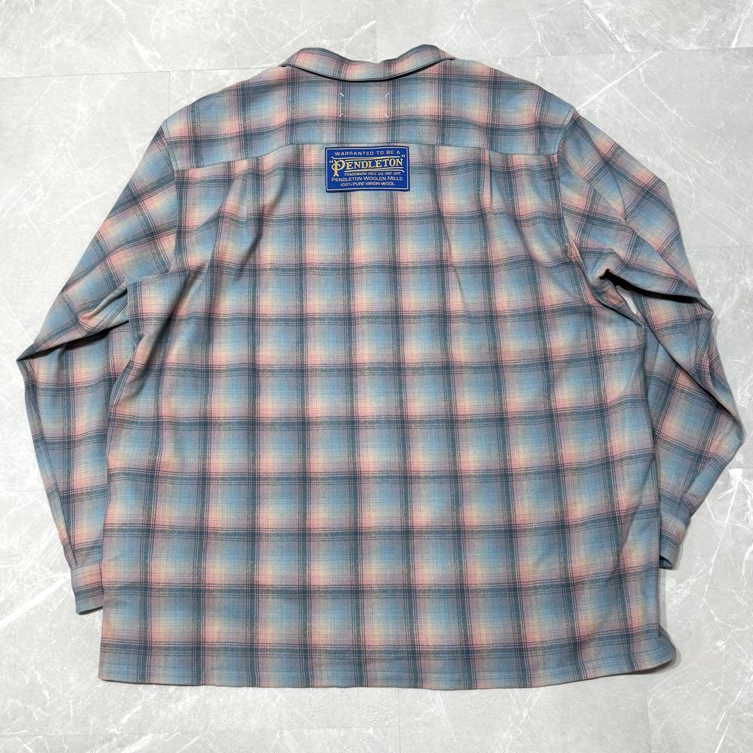 Maison Margiela×PENDLETON】PINK SHIRT 42 - メルカリ