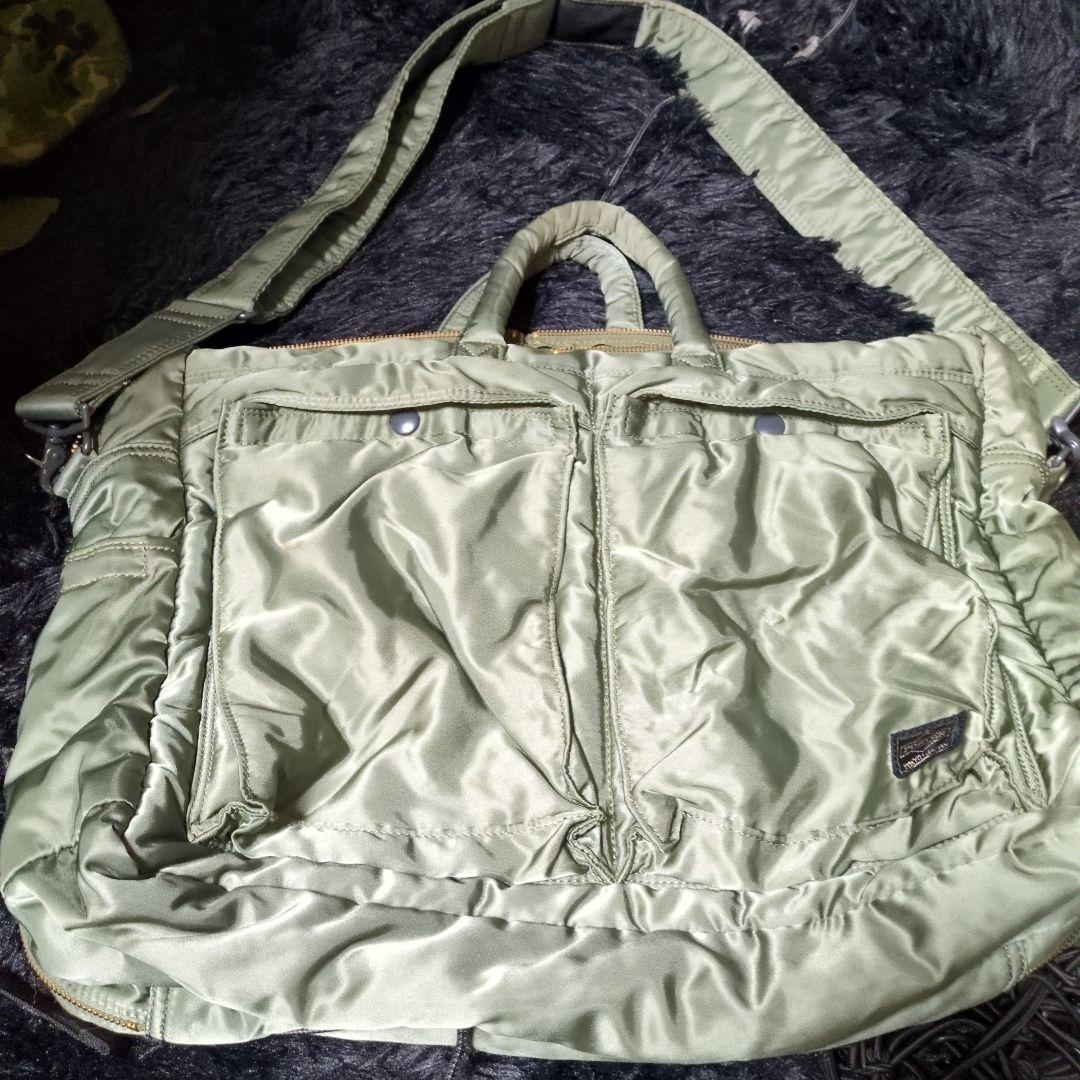 PORTER ショルダーバッグ ライトグリーン PX TANKER(PXタンカー) VERTICAL SHOULDER BAG | 吉田カバン