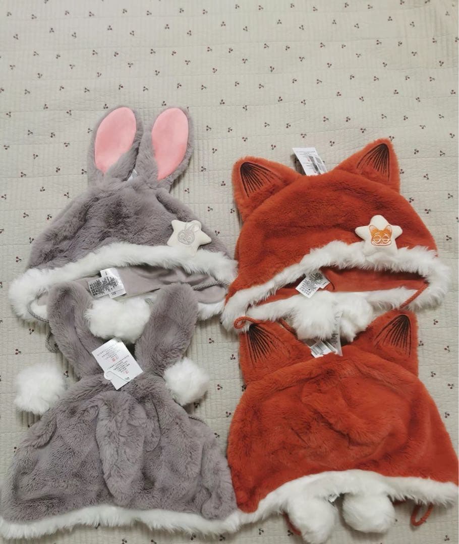 セール 上海ディズニ-ズートピア ニック&ジュディ ファンキャップ 2点