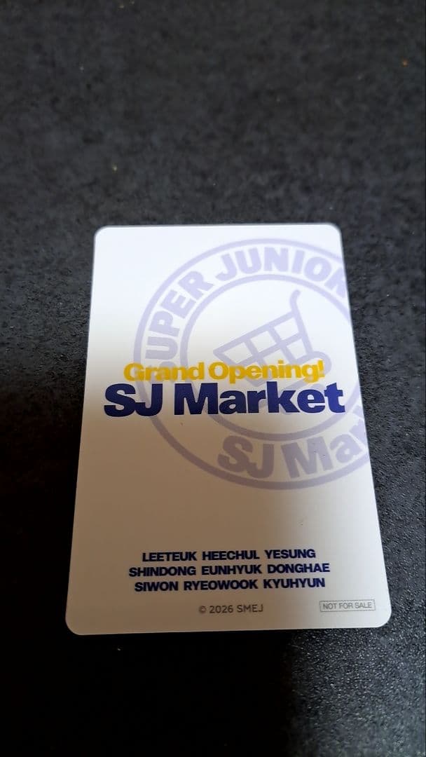 SUPER JUNIOR SJ market 6000円 特典トレカ キュヒョン - メルカリ