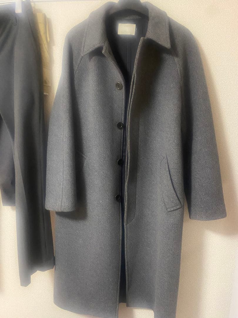 深水光太着用】AMOMENTO WOOL RAGLAN COAT - メルカリ