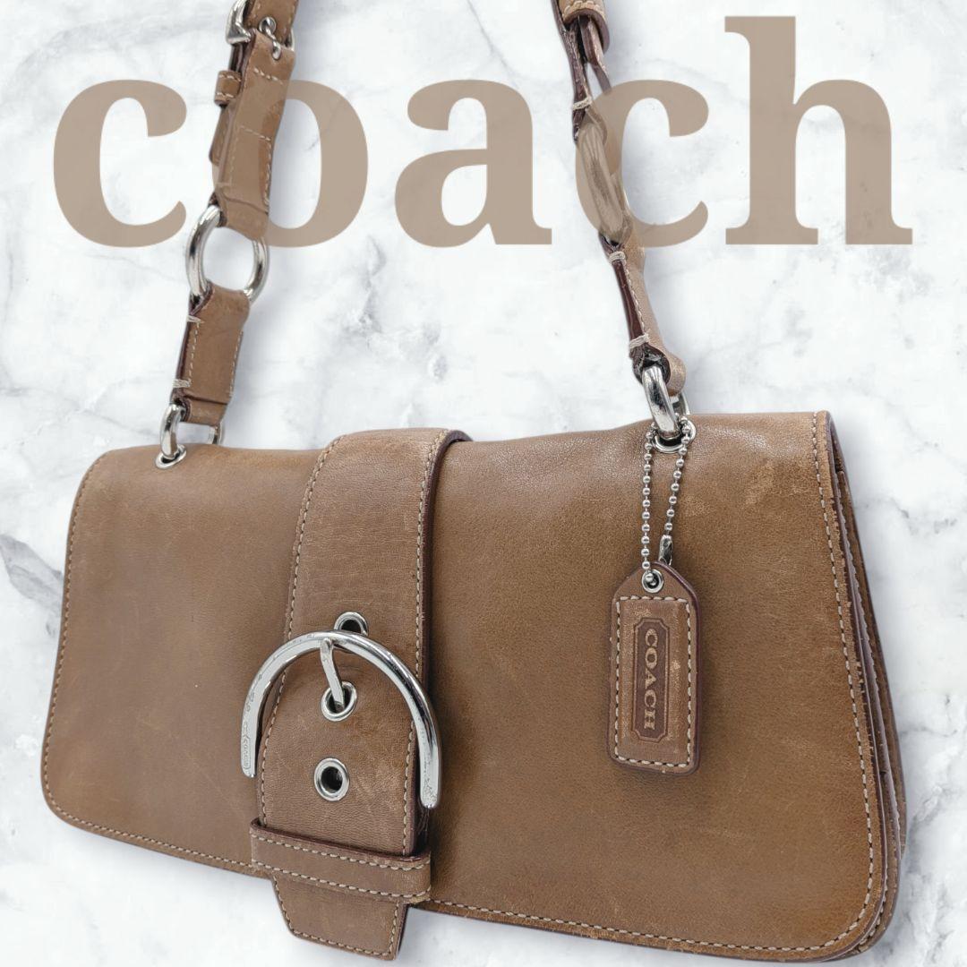 COACH ソーホー ワンショルダーバッグ レザー ブラウン 肩掛け コーチ 楽天市場】【バッグ】COACH コーチ ソーホー レザー ホーボー