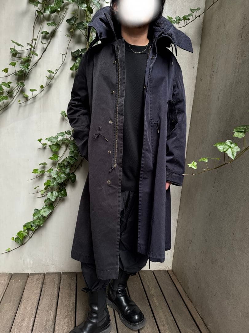 sacai Tenc 20-02315M モッズステンカラードッキングコート 年末大幅値下>sacai x Ten C モッズステンカラードッキングコート