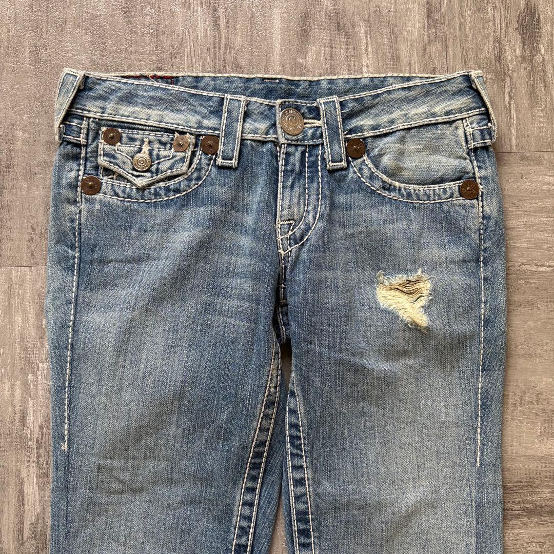 TRUE RELIGION joey big t フレアデニム 26 - メルカリ