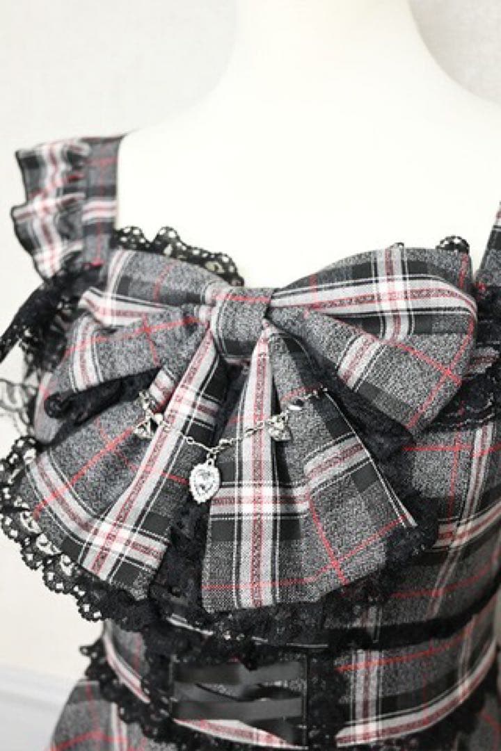 Princess Melody チェックDOLLYキャミワンピース グレー - メルカリ