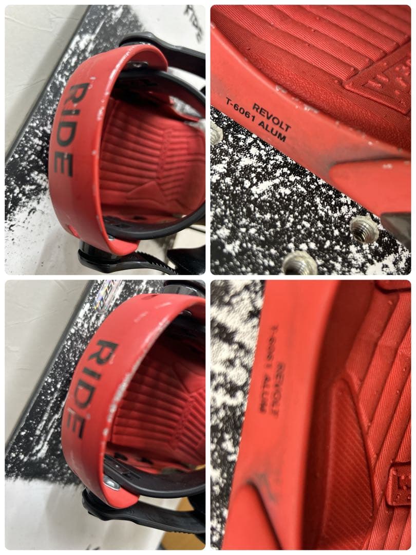 中古品 RIDE TWINPIG154cmセット(A-18) - メルカリ