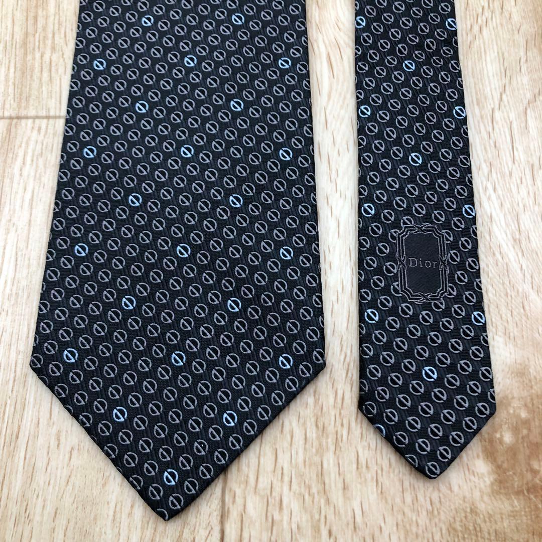 ✨極美品✨ChristianDior ネクタイ CDトロッター ダークネイビー