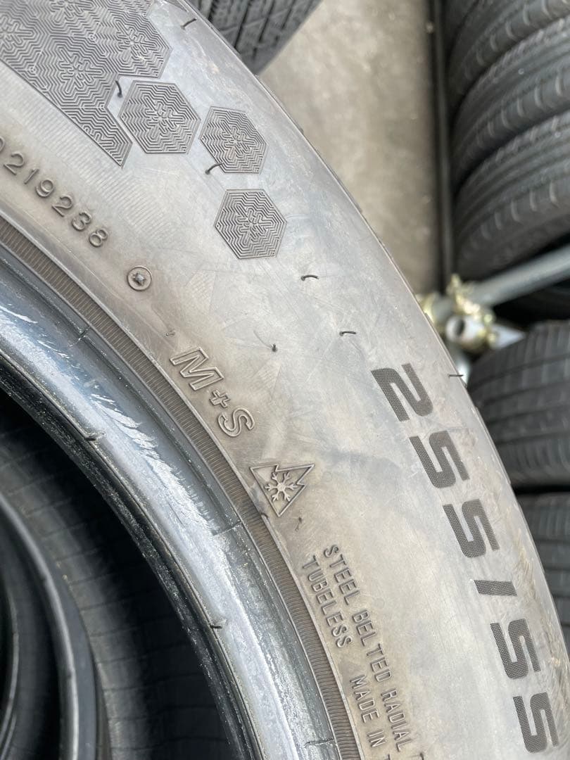 中古 冬用タイヤ4本セット！ファルケン ユーロウィンター 255/55R18