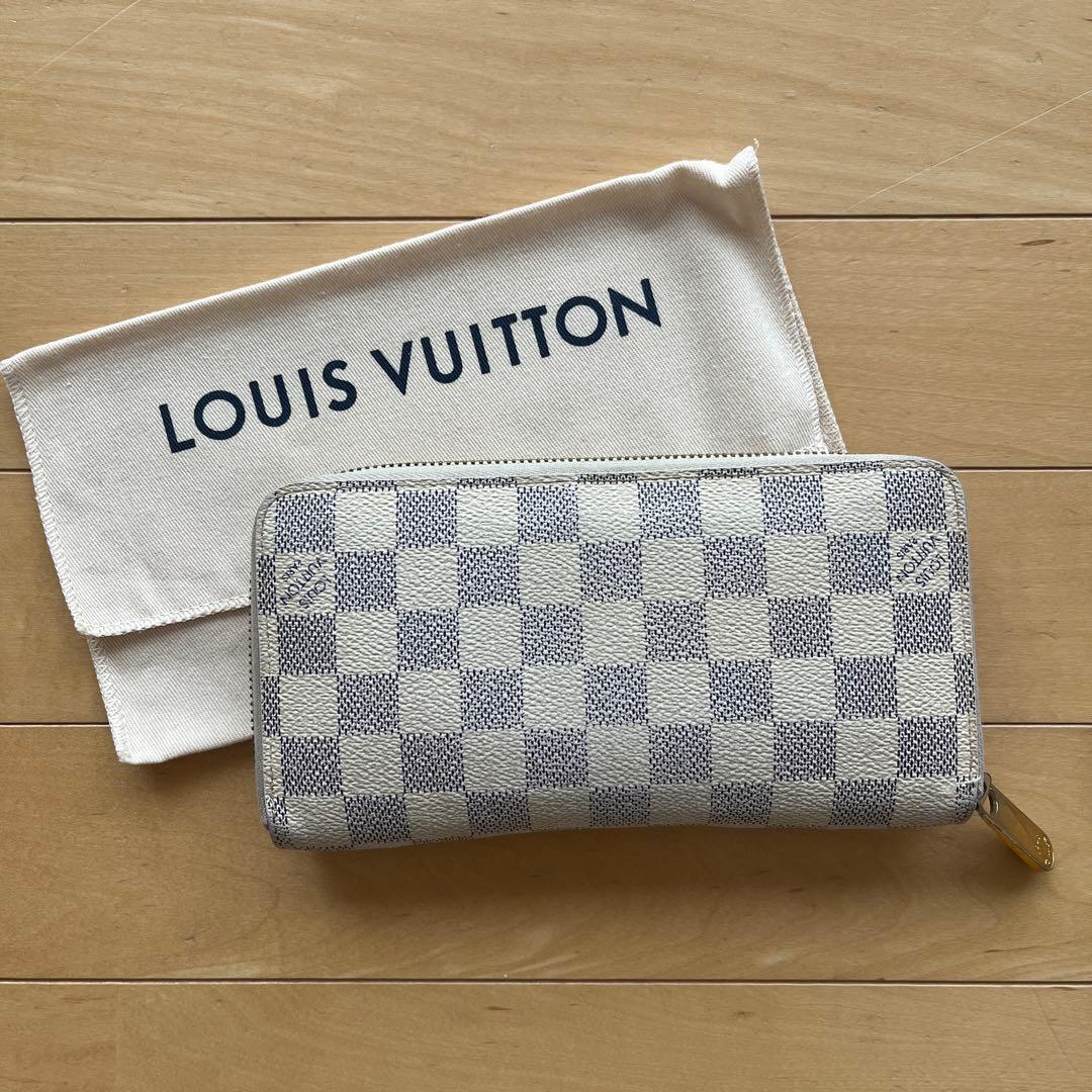LOUIS VUITTON ダミエ・アズール 長財布 - メルカリ
