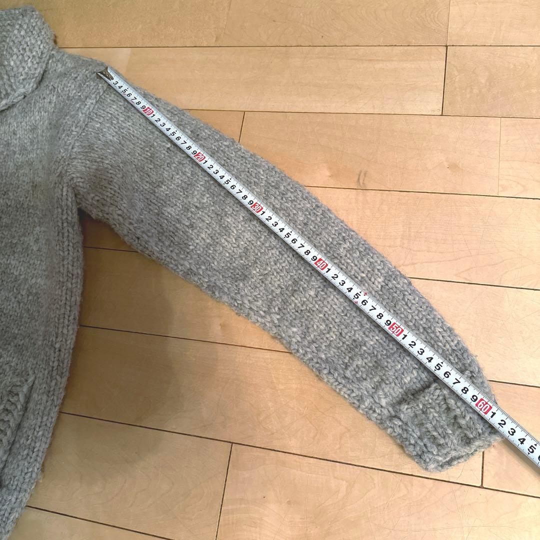 希少ロンハーマン CANADIAN SWEATER 100%ウール カーディガン