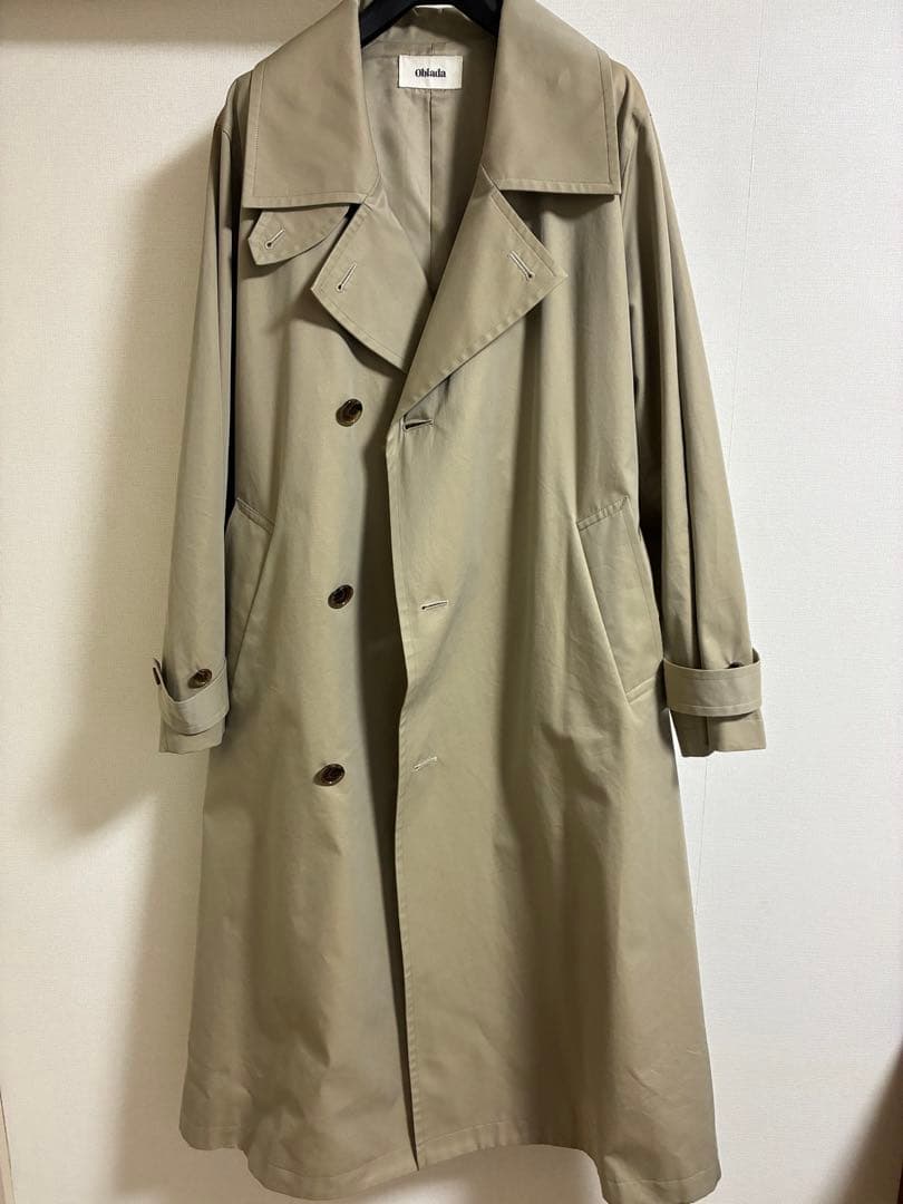 s*☽様 オブラダobladaトレンチコートALFREDCOATシンゾーンshi Oblada(オブラダ)｜ALFRED コート/ネイビー の通販｜ELLESHOP・(エル