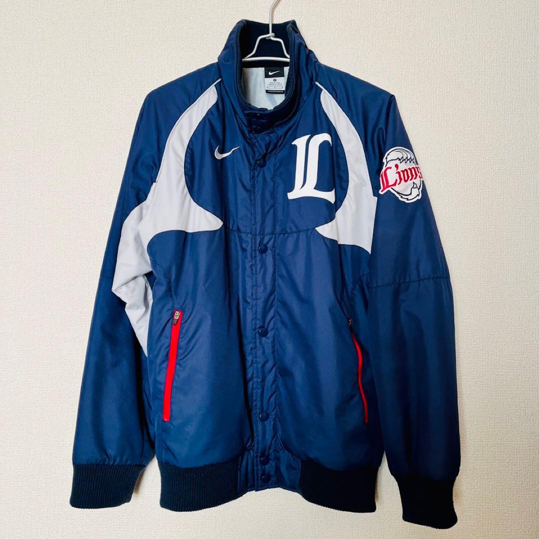 西武ライオンズ グラウンドコート ジャンパー グッズ NIKE 希少 M 美品