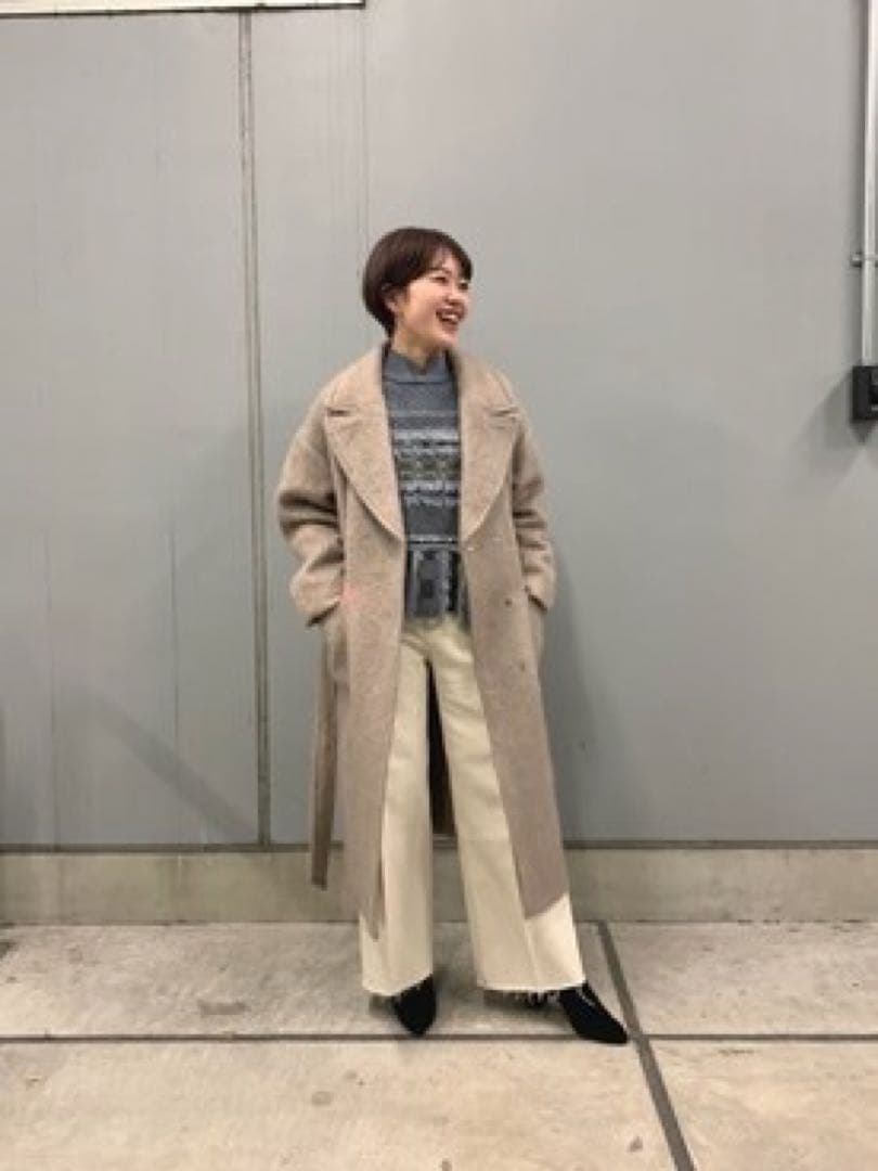 PUBLIC TOKYO モヘアシャギーコート - メルカリ