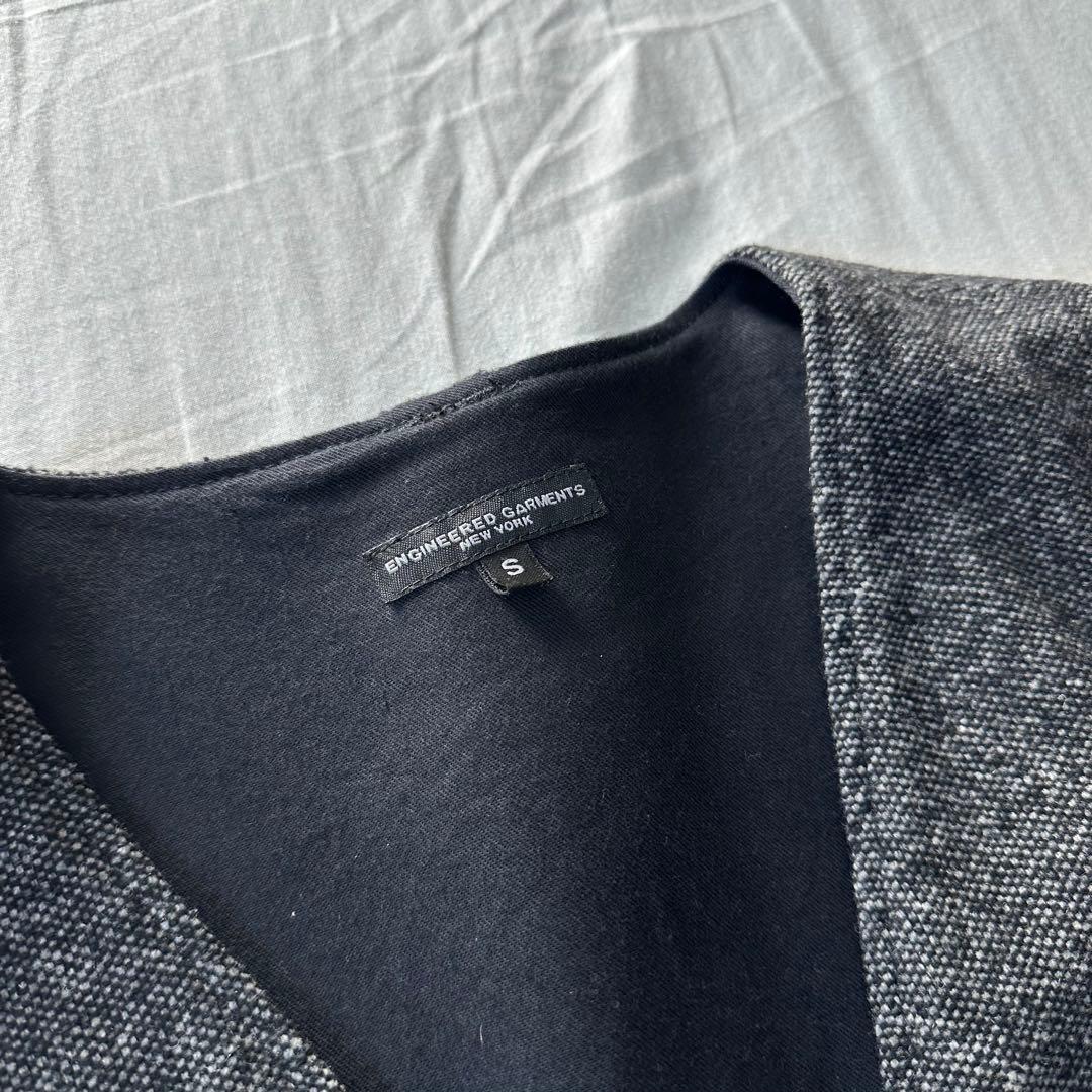 f*x様 Game Vest - blend homespun / glay Vest blend homespun