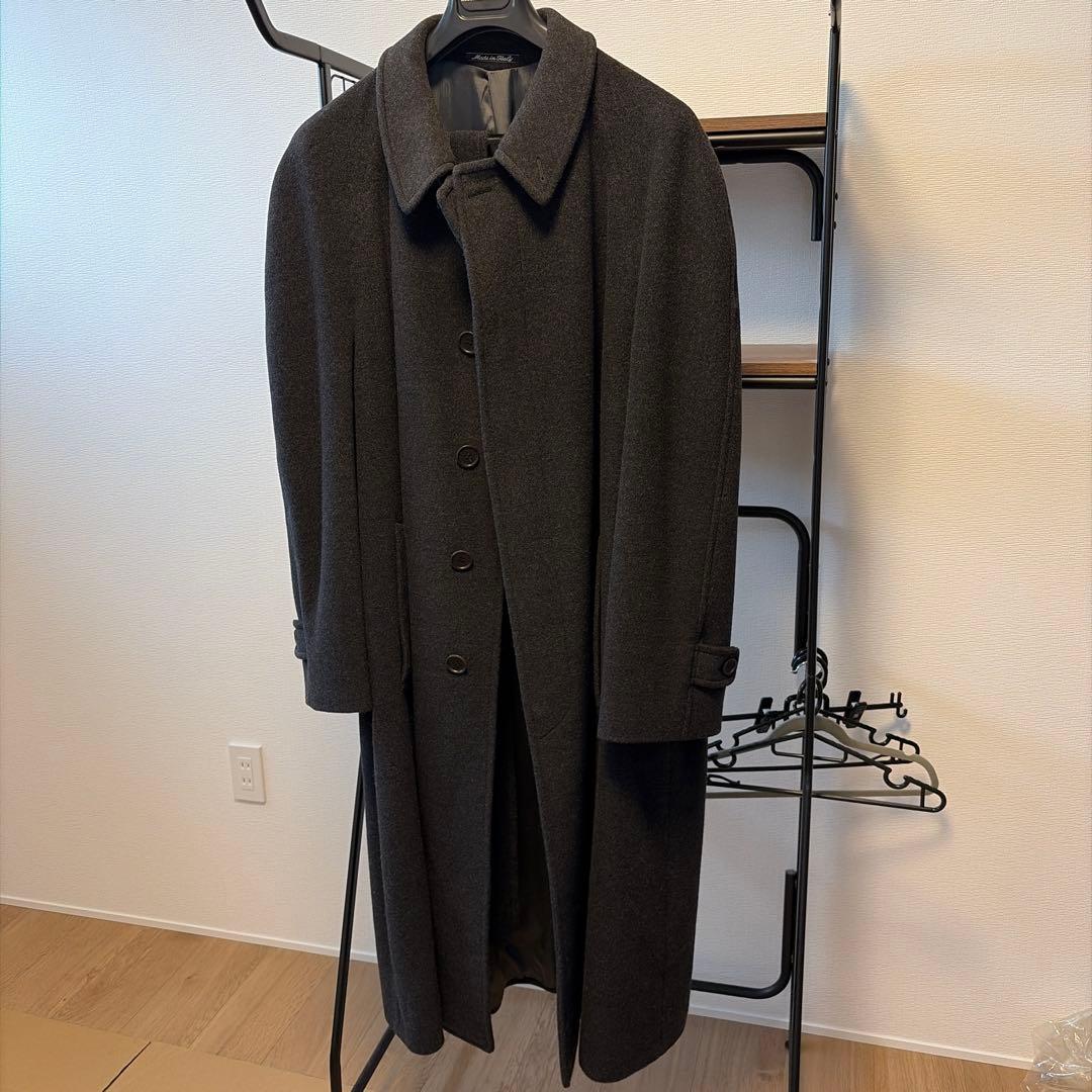 アルマーニ　コート　チャコールグレー wnc アルマーニコレツィオーニ ARMANICOLLEZIONI コート 38 グレー