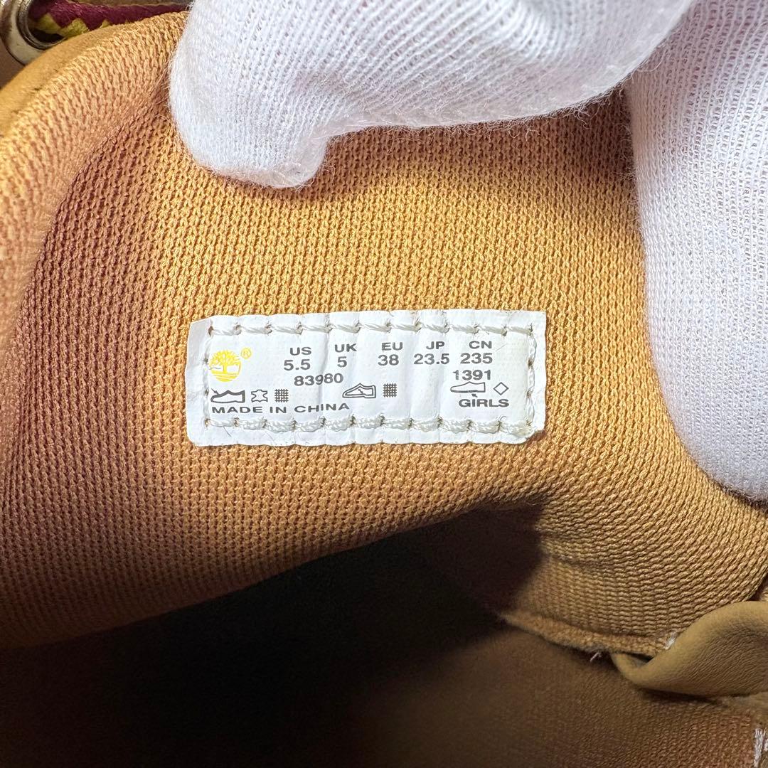 【デッドストック】Timberland ロングブーツ 23.5cm 未使用 箱付