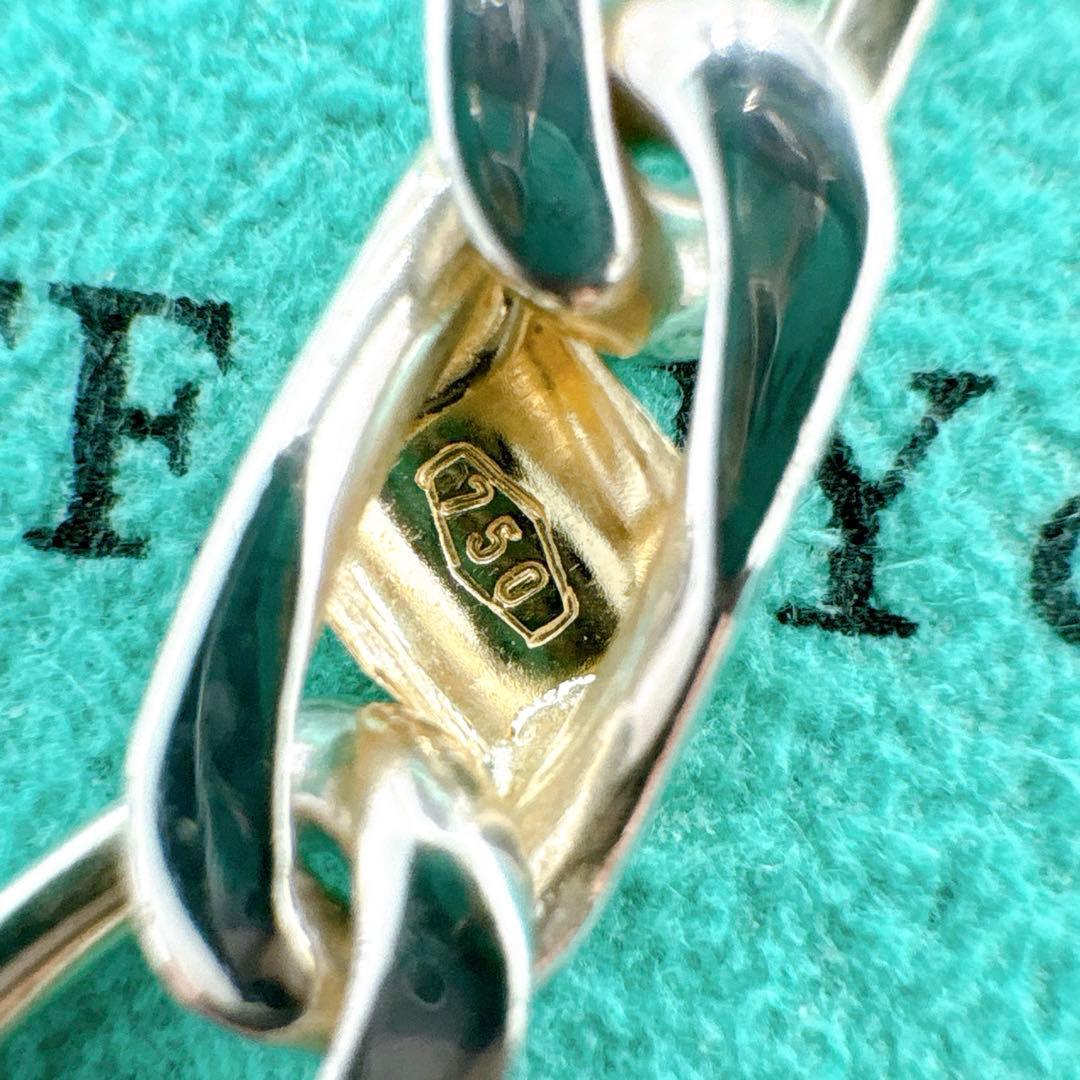 極美品 オールドティファニー フィガロ リンク ネックレス シルバー