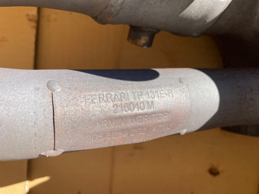 フェラーリ 430 マフラー 純正 216041 216040 214176 - メルカリ