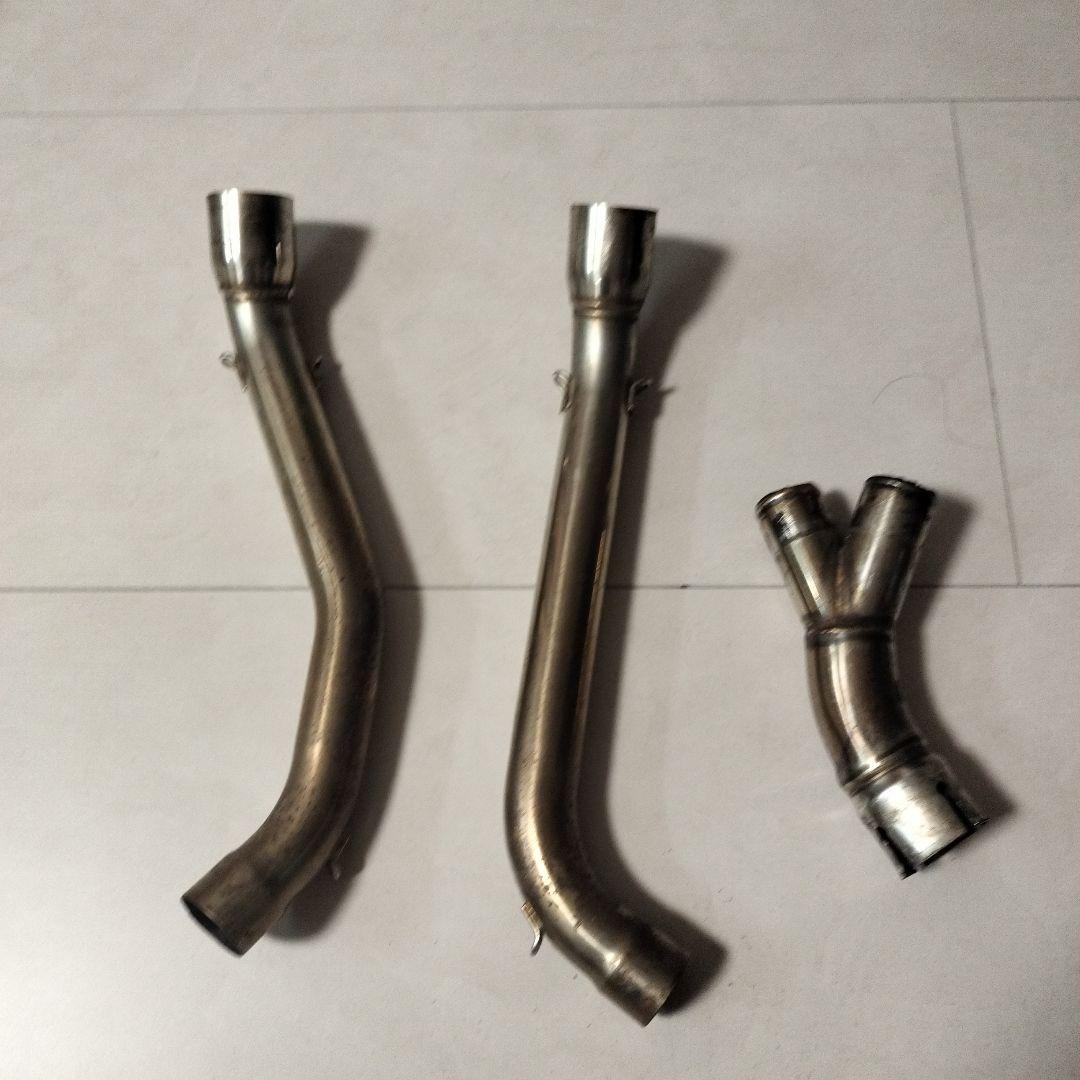 ホーネット250 TSRスリップオン 2本出し用中間パイプ - メルカリ