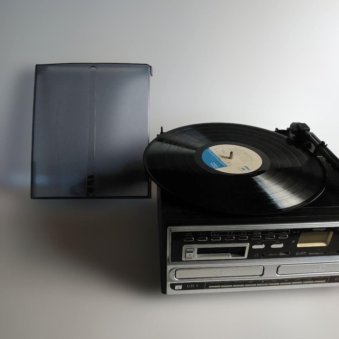 VERSOS VS-M002 マルチレコードプレーヤー ベルソス（カバー不良