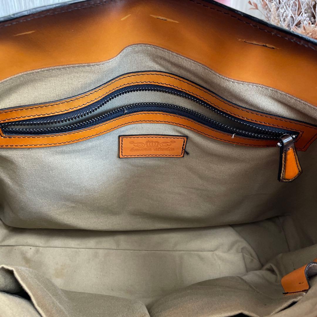 週末価格【美品】木村工房 トートバッグ カリグラ フィー A4 肩掛け可