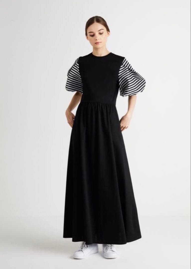 ボーダーズアットバルコニー】パフスリーブティーワンピース - メルカリ