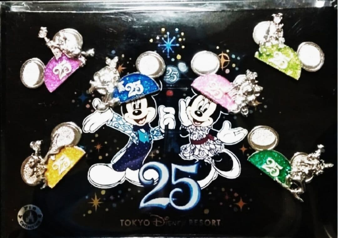 東京ディズニーランド 25周年 ピンバッジセット - メルカリ