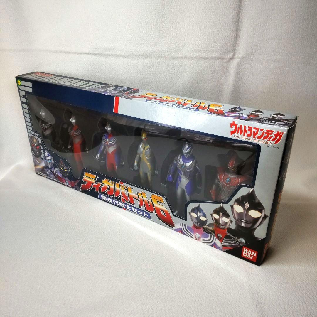 訳あり未開封〉ティガバトル6 超古代戦士セット ～ウルトラマンティガ