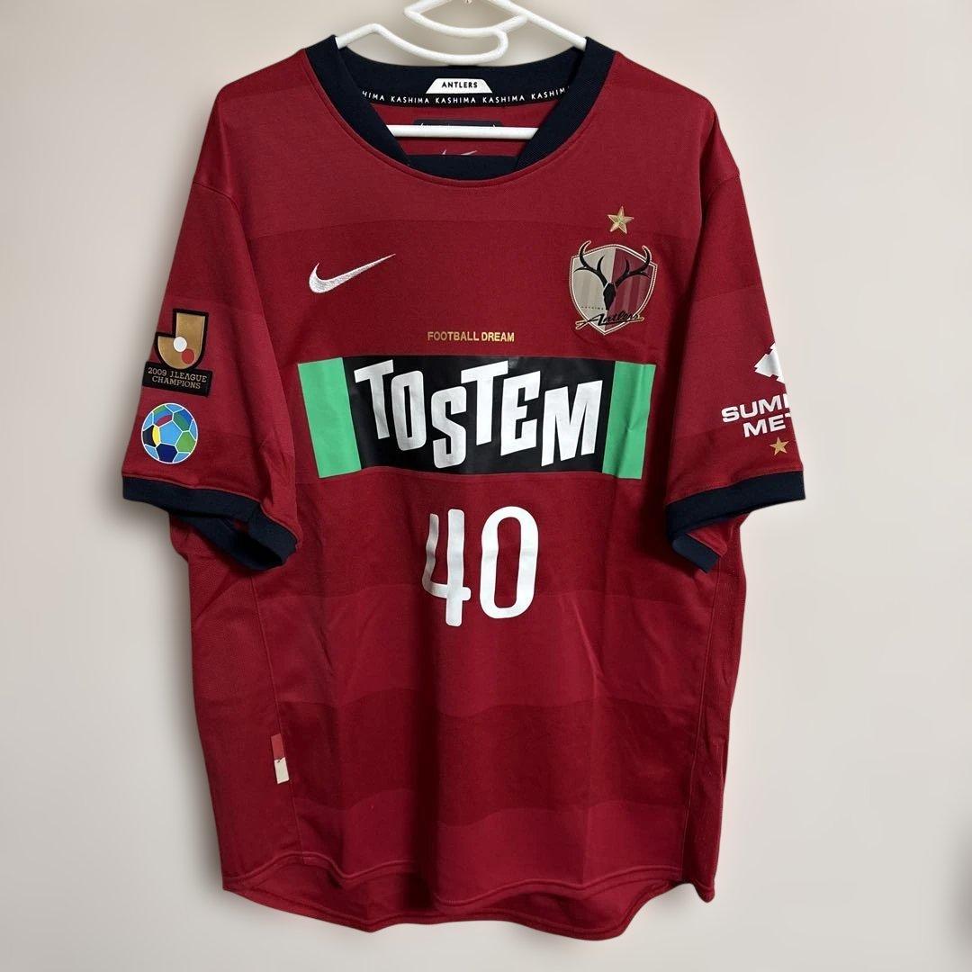 鹿島アントラーズ 2008 08-09 半袖 ユニフォーム Jリーグ - メルカリ