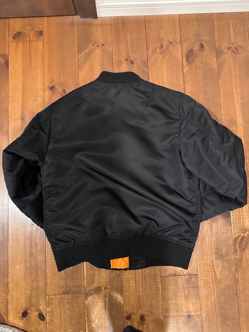 ✨極美品✨ ALPHA MA-1 Mサイズ ブラック フライトジャケット