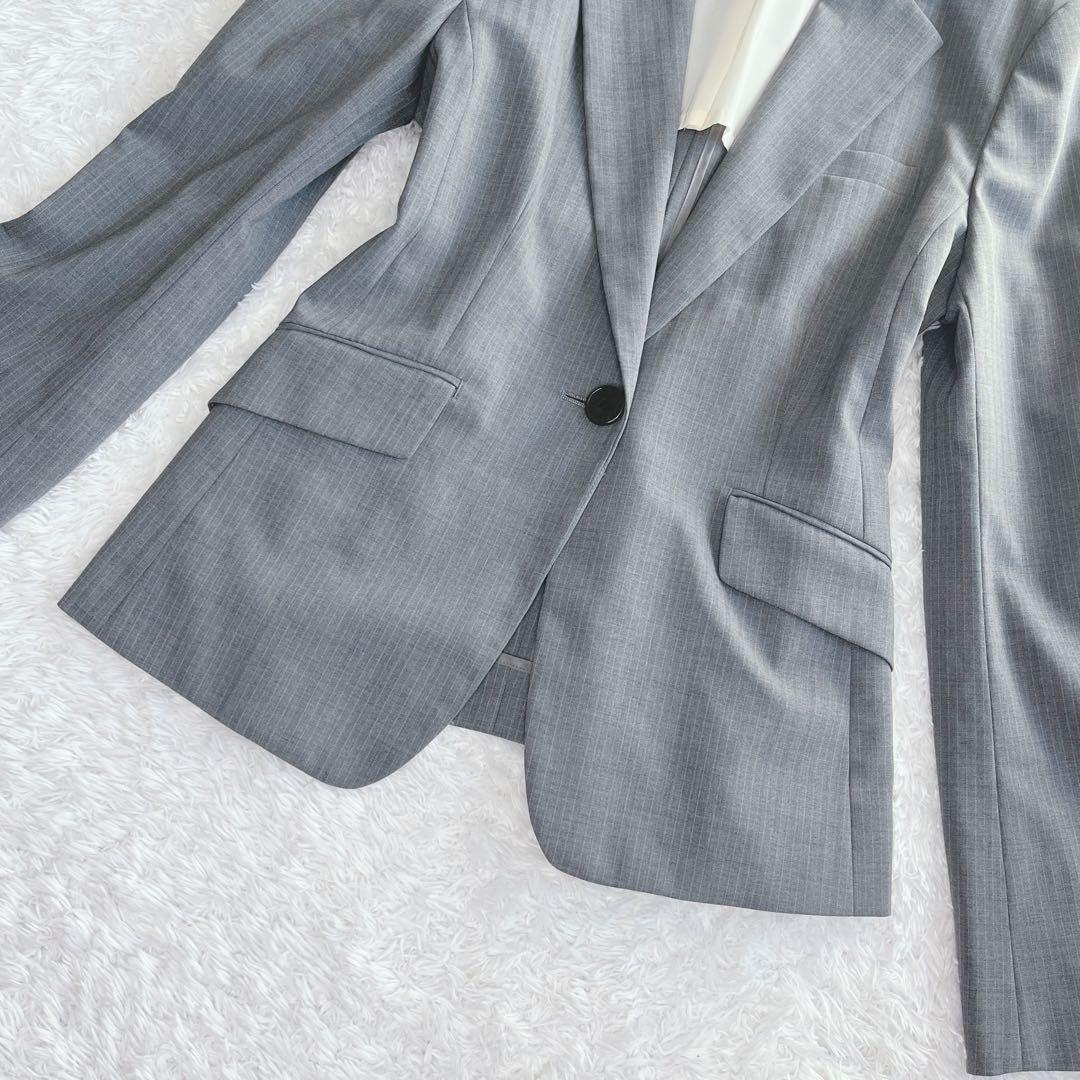 美品✨P.S.FA パンツスーツ セットアップ グレー 大きいサイズ XL