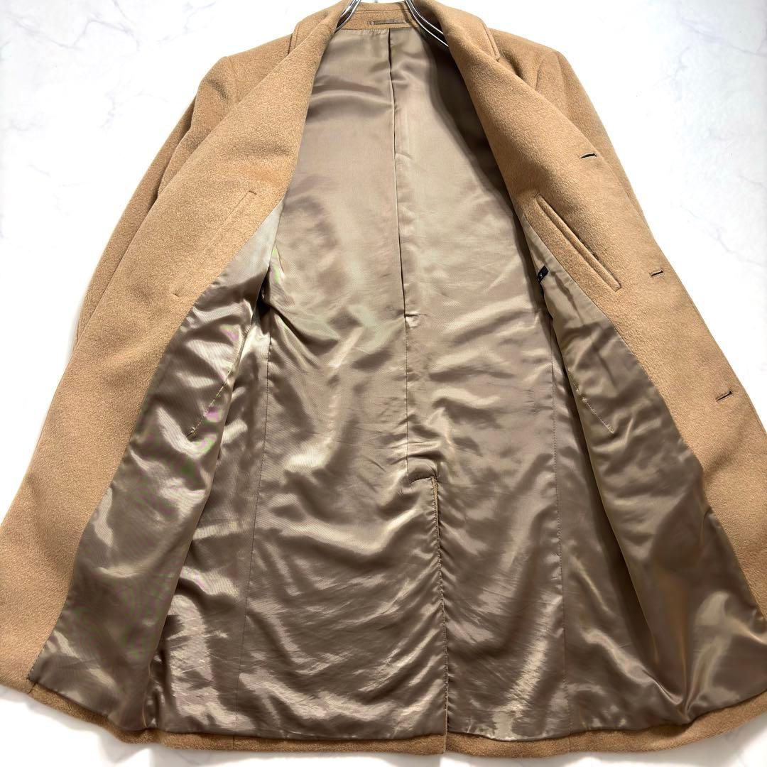 超希少品✨セオリー チェスターコート ロング丈○キャメルヘアー100