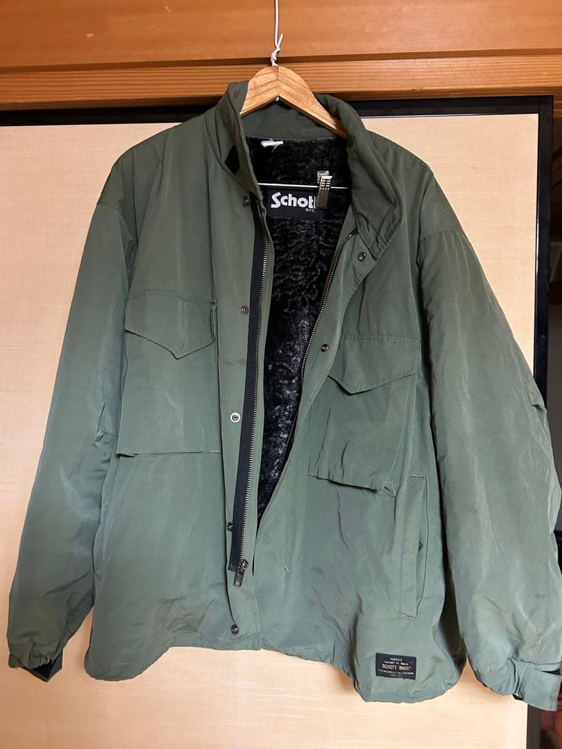 Schott ミリタリージャケットm65 オリーブグリーン