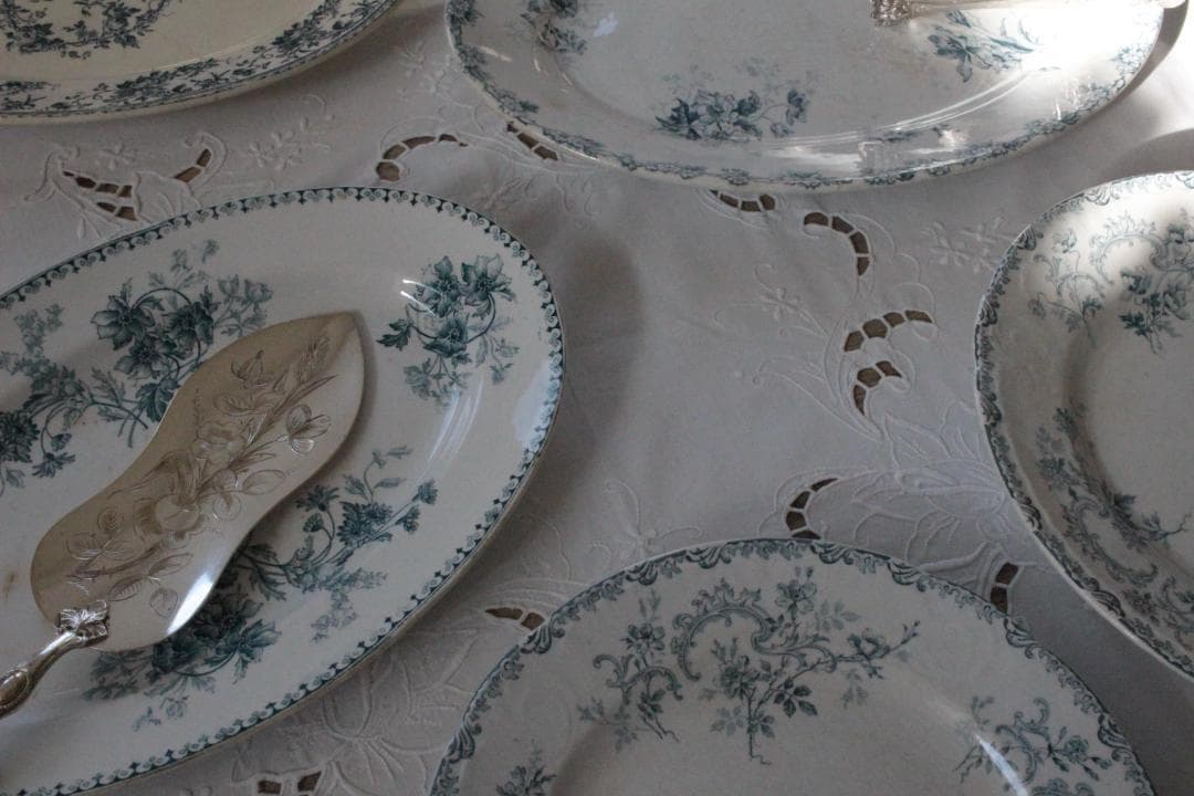 B】フランスアンティーク・ショワジールロワVILLARDプレート