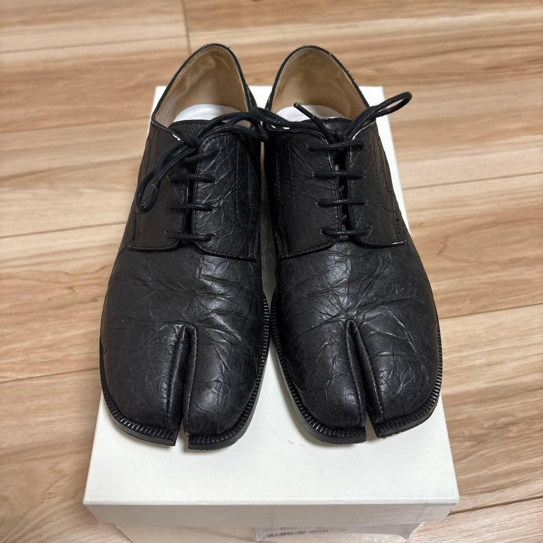 Maison Margiela 足袋 レースアップシューズ サイズ36 極美品□メゾンマルジェラ 足袋 レースアップシューズ ブラック 36
