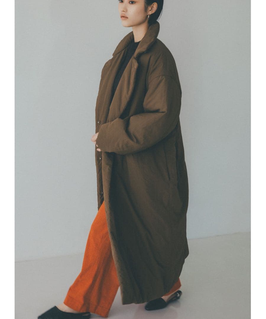 新品NOMINE 3WAYカラー中綿 ブラウン ダウンジャケット ロングコート