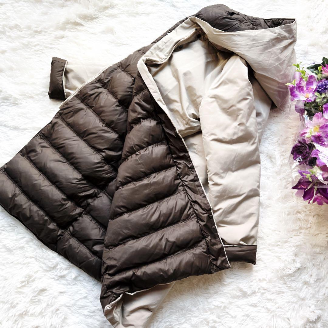 美品 ブルネロクチネリ プレシャスベージュ ダウン ジャケット コート