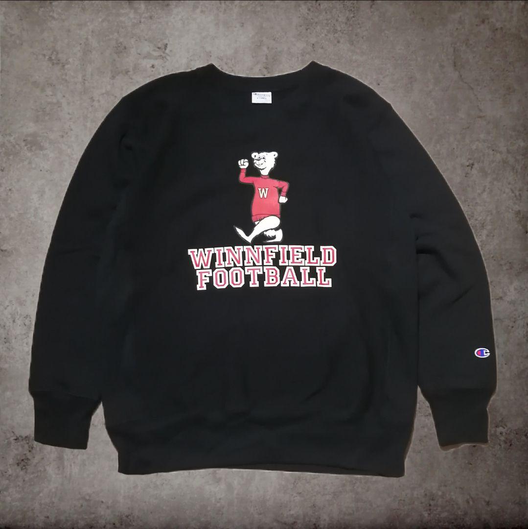 美品】Champion チャンピオン リバースウィーブ クマ スウェット XL