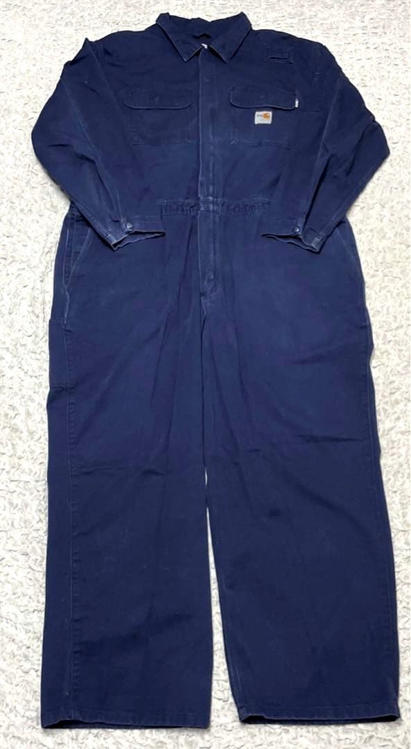 vintage】希少 CARHARTT カーハート つなぎ ネイビー 米津玄師 - メルカリ