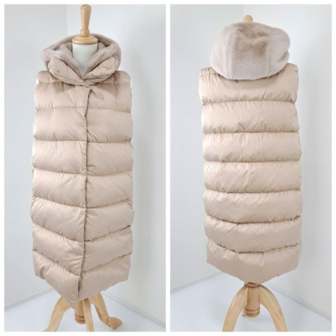 未使用品☆2024AW 定価19万 ヘルノ ダウンベスト ジレ エコファー
