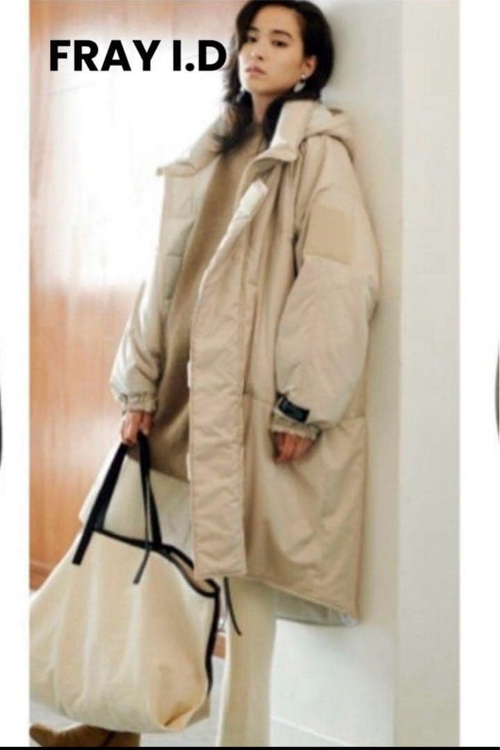 FRAY I.D モンスターパーカーコートPiena 2wayフード - ジャケット