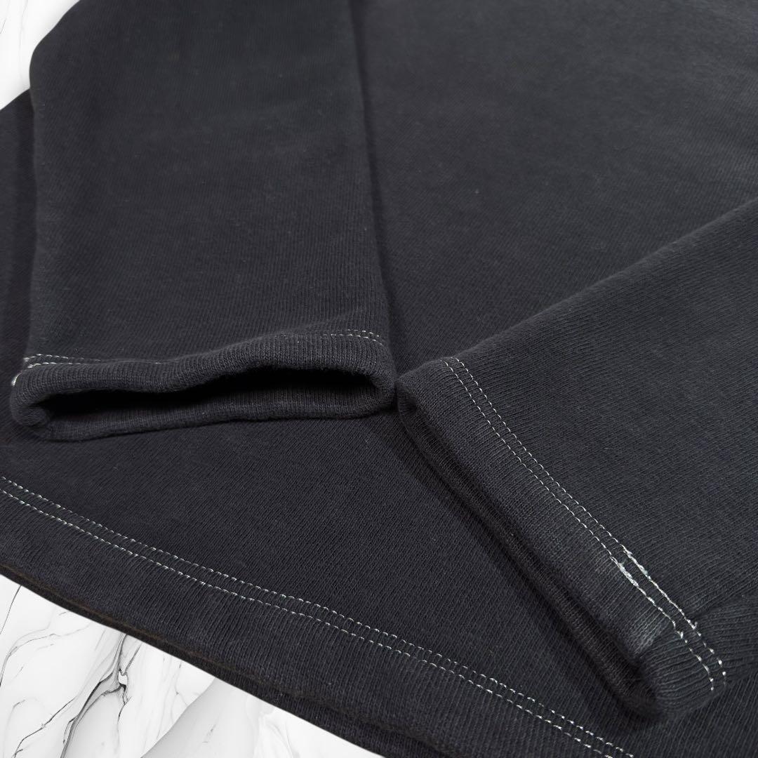 《02AW》コムデギャルソンオム 田中オム ヘヴィーウェイトスウェット 黒