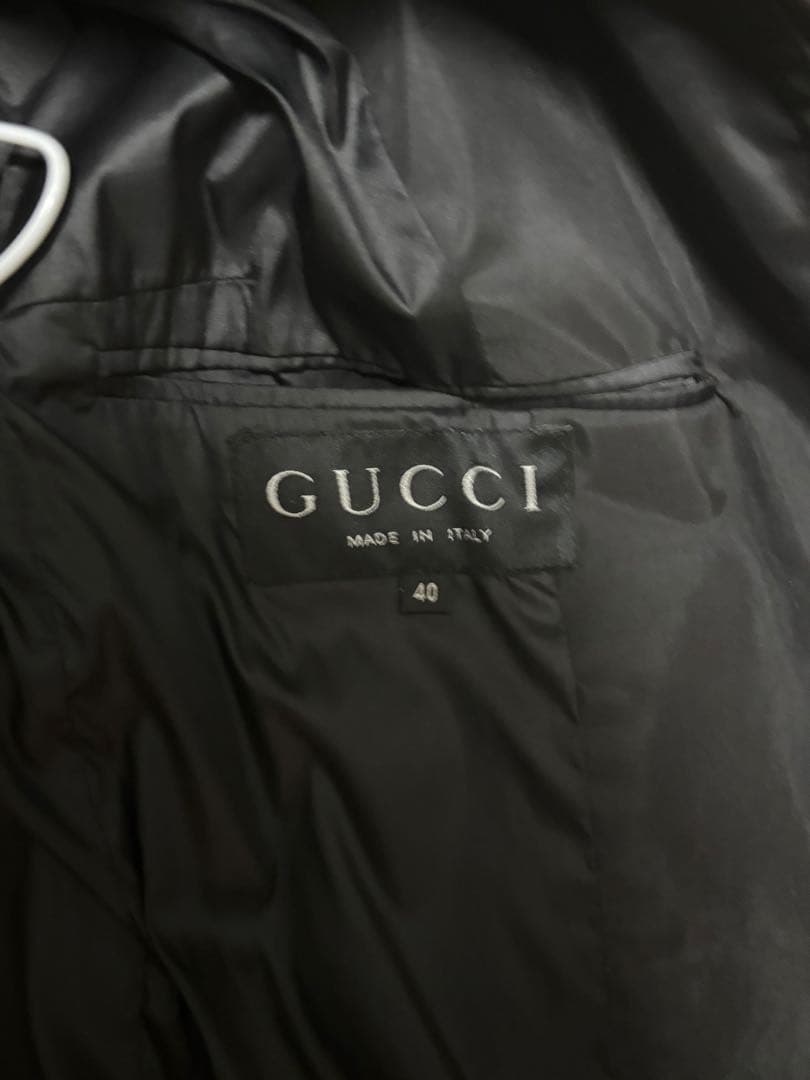 GUCCI archive レザー コート 深水光太