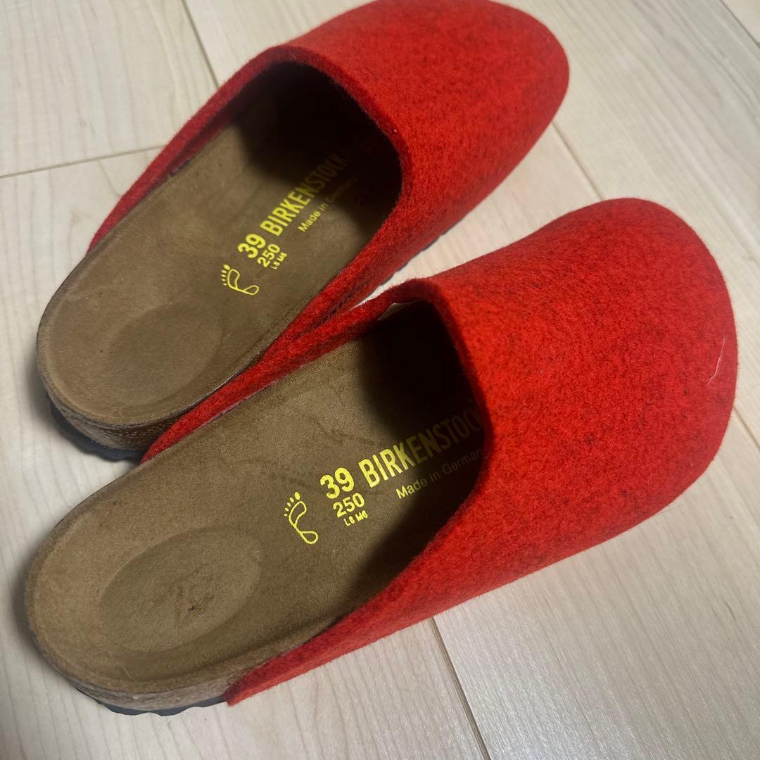 BIRKENSTOCK 赤 サンダル 39 ビルケンシュトックBIRKENSTOCK Gizeh EVA サンダル 赤39(25cm) (K-165523)