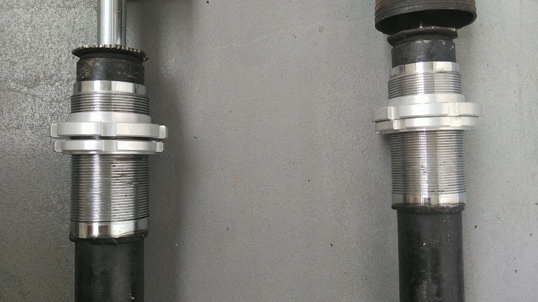 AE86 ネジ式 車高調 フロント 🏂 ショック スピンドル 純正長