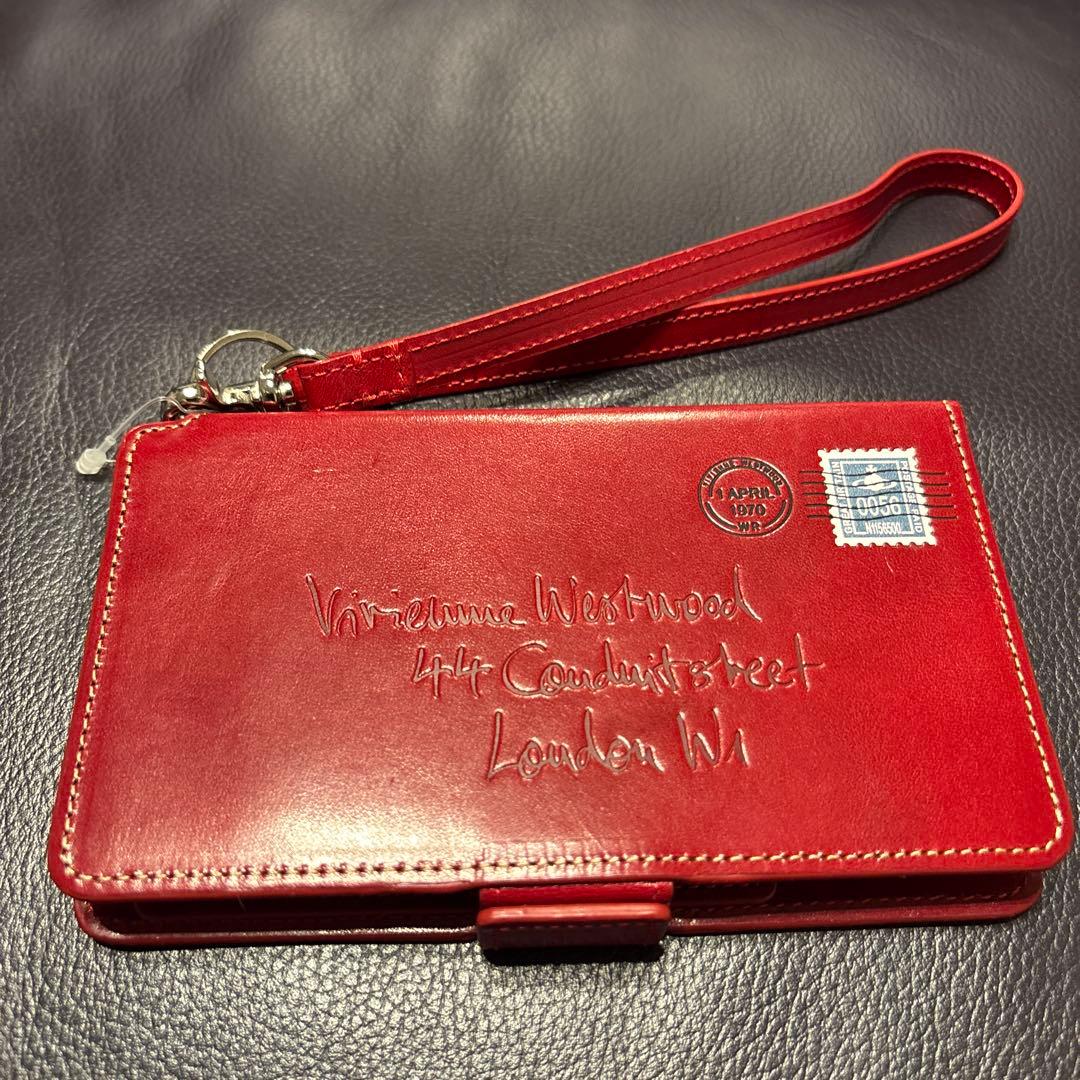 ヴィヴィアンウエストウッド　牛革　エンベロープ　スマホケース ヴィヴィアン・ウエストウッド Vivienne Westwood人気アイフォン14pro