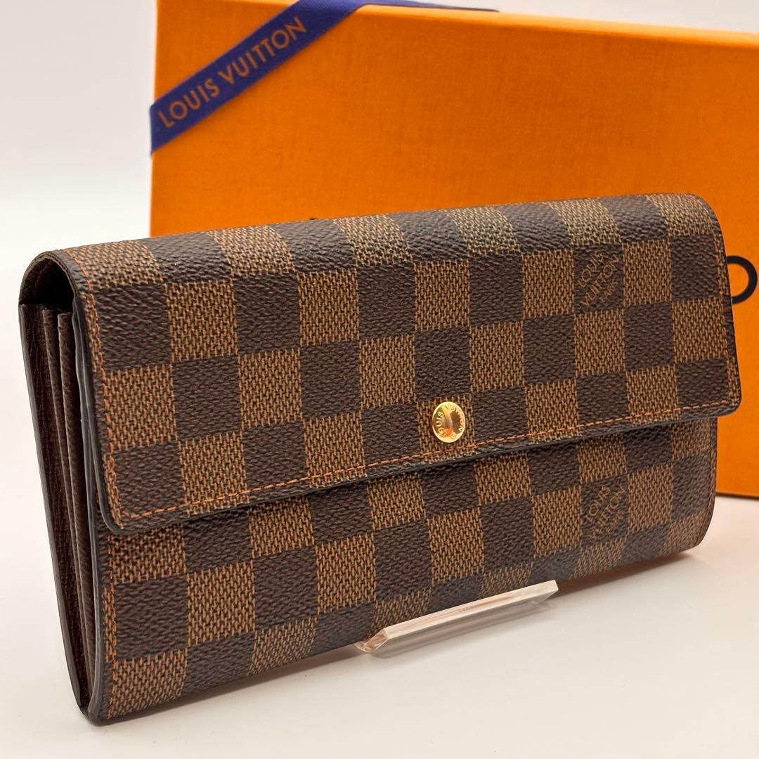 ✨鑑定済み✨ルイヴィトン✨ダミエ 長財布 10枚ポルトフォイユサラ 2