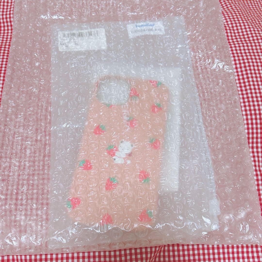 新品】♡ファミリア限定♡カスタマイズスマホケース iPhone 15ピンク