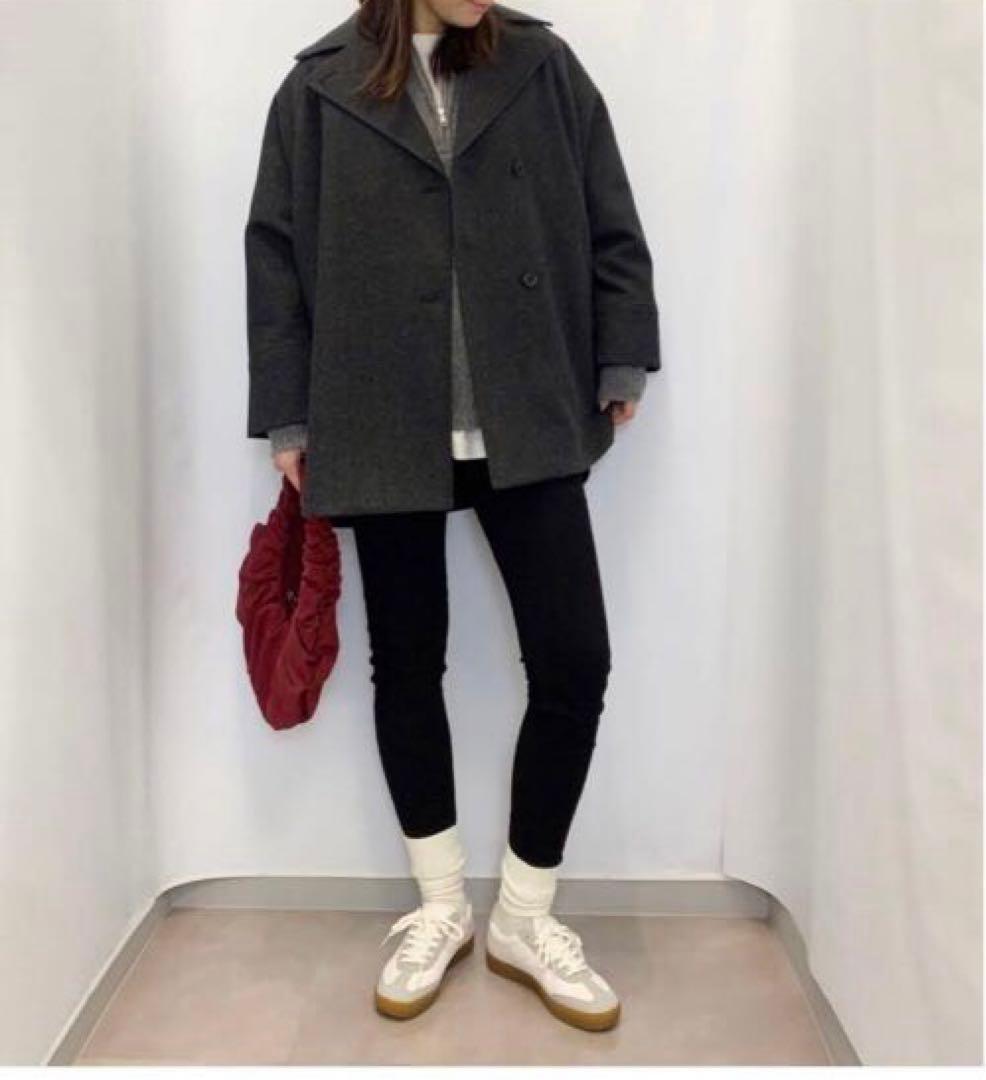 新品 コージーメルトンケープコート XL GU